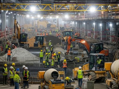 Baustelle in unserer Tiefgarage ab Oktober